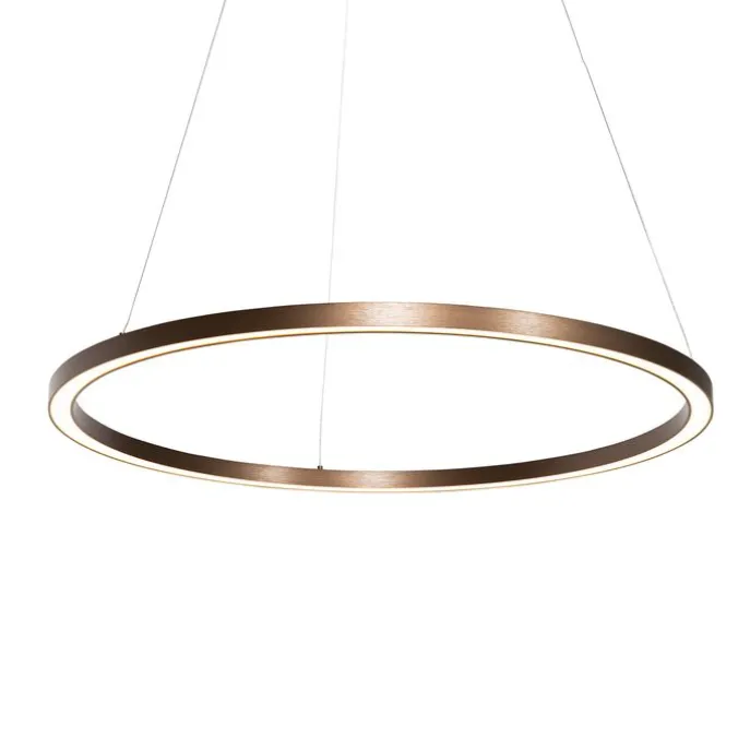 Hanglamp brons 80 cm incl. LED 3-staps dimbaar - Girello