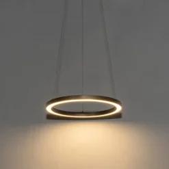 Hanglamp brons 40 cm incl. LED 3-staps dimbaar - Girello