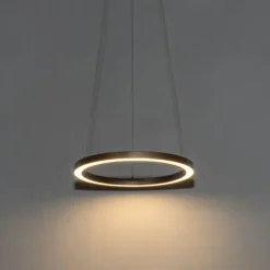 Hanglamp brons 40 cm incl. LED 3-staps dimbaar - Girello