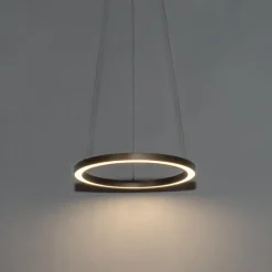 Hanglamp brons 40 cm incl. LED 3-staps dimbaar - Girello