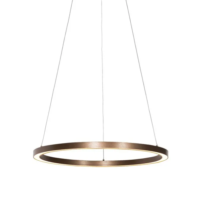 Hanglamp brons 60 cm incl. LED 3-staps dimbaar - Girello