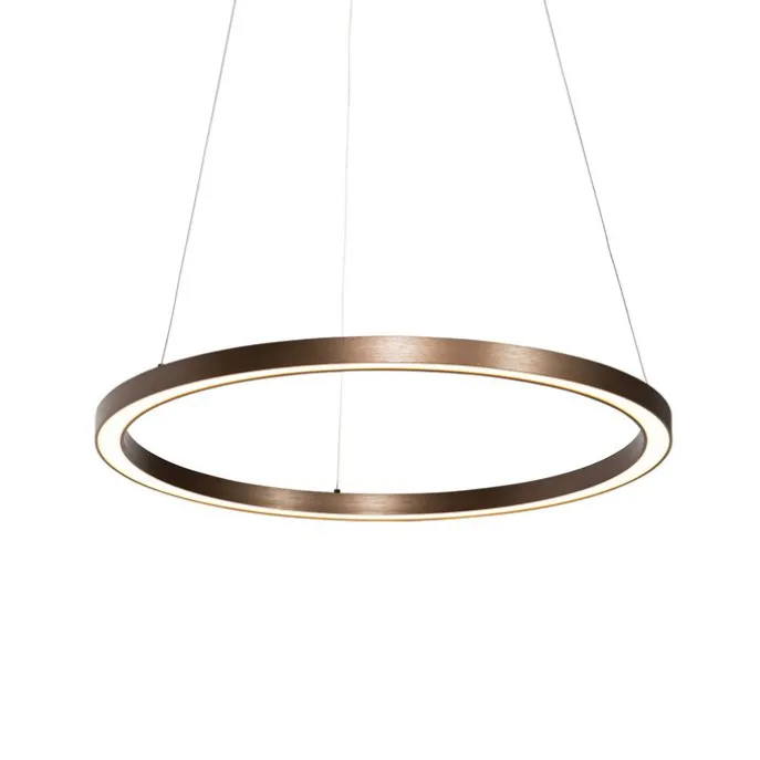 Hanglamp brons 60 cm incl. LED 3-staps dimbaar - Girello