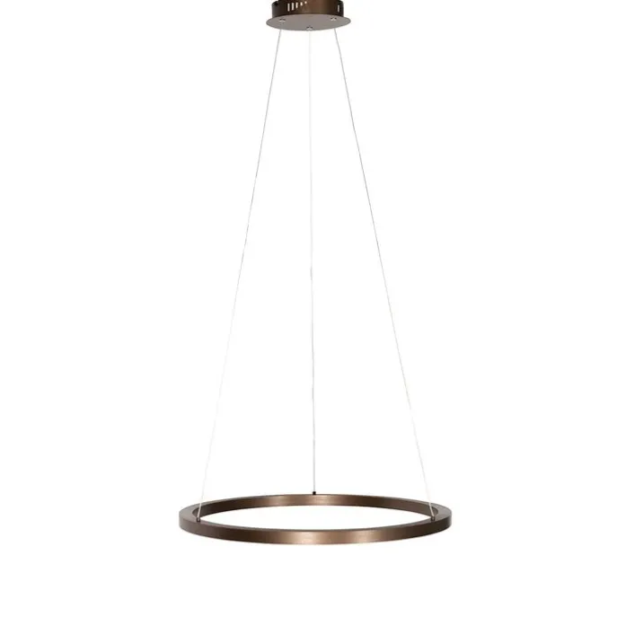 Hanglamp brons 60 cm incl. LED 3-staps dimbaar - Girello
