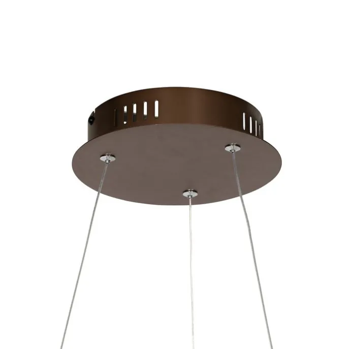 Hanglamp brons 60 cm incl. LED 3-staps dimbaar - Girello