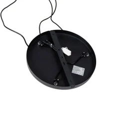 Hanglamp brons met taupe en beige 3-lichts - Ans