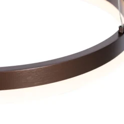 Hanglamp donkerbrons 40 cm incl. LED 3-staps dimbaar - Anello