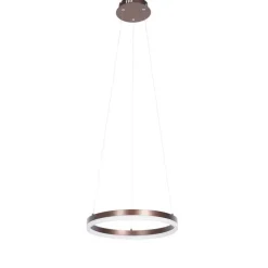 Hanglamp donkerbrons 40 cm incl. LED 3-staps dimbaar - Anello