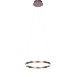 Hanglamp donkerbrons 40 cm incl. LED 3-staps dimbaar - Anello