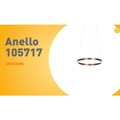 Hanglamp donkerbrons 40 cm incl. LED 3-staps dimbaar - Anello
