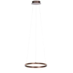 Hanglamp donkerbrons 40 cm incl. LED 3-staps dimbaar - Anello