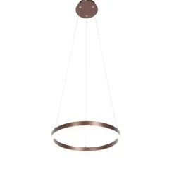 Hanglamp donkerbrons 40 cm incl. LED 3-staps dimbaar - Anello