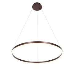 Hanglamp donkerbrons 80 cm incl. LED 3-staps dimbaar - Anello