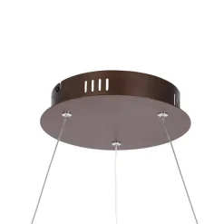 Hanglamp donkerbrons 80 cm incl. LED 3-staps dimbaar - Anello