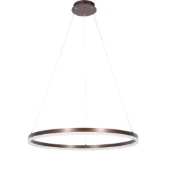 Hanglamp donkerbrons 80 cm incl. LED 3-staps dimbaar - Anello