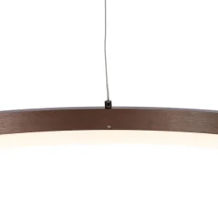 Hanglamp donkerbrons 80 cm incl. LED 3-staps dimbaar - Anello