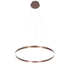 Hanglamp donkerbrons 60 cm incl. LED 3-staps dimbaar - Anello