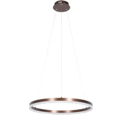 Hanglamp donkerbrons 60 cm incl. LED 3-staps dimbaar - Anello