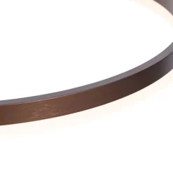 Hanglamp donkerbrons 60 cm incl. LED 3-staps dimbaar - Anello