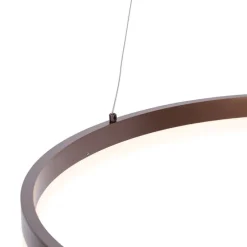 Hanglamp donkerbrons 60 cm incl. LED 3-staps dimbaar - Anello