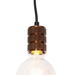 Hanglamp donkerbrons voor railsysteem 1-fase - Iconic Cavalux