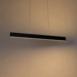 Hanglamp donkergrijs incl. LED met afstandsbediening - Casper