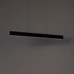 Hanglamp donkergrijs incl. LED met afstandsbediening - Casper