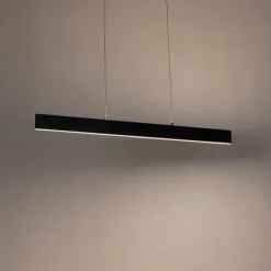 Hanglamp donkergrijs incl. LED met afstandsbediening - Casper