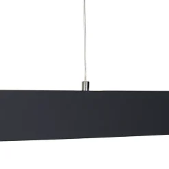 Hanglamp donkergrijs incl. LED met afstandsbediening - Casper