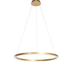 Hanglamp goud 80cm incl. LED 3-staps dimbaar - Girello