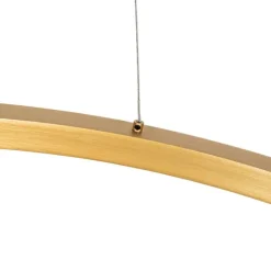 Hanglamp goud 80cm incl. LED 3-staps dimbaar - Girello