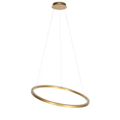 Hanglamp goud 80cm incl. LED 3-staps dimbaar - Girello