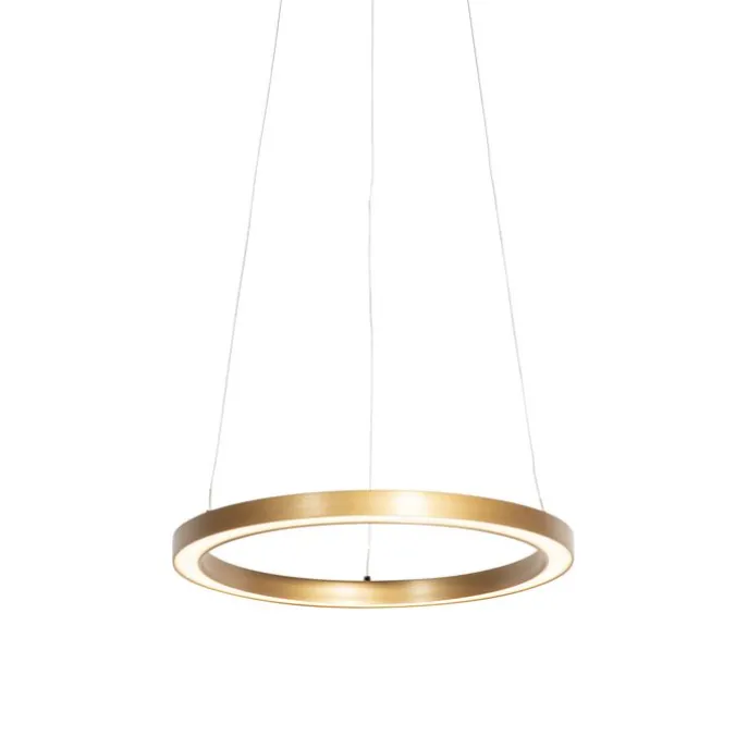 Hanglamp goud 40cm incl. LED 3-staps dimbaar - Girello