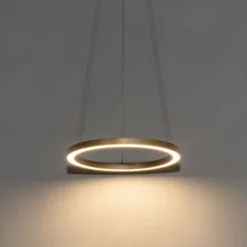 Hanglamp goud 40cm incl. LED 3-staps dimbaar - Girello