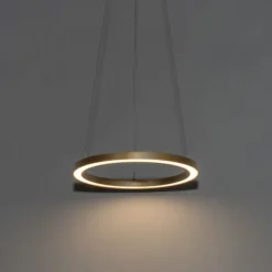 Hanglamp goud 40cm incl. LED 3-staps dimbaar - Girello