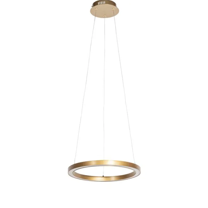 Hanglamp goud 40cm incl. LED 3-staps dimbaar - Girello