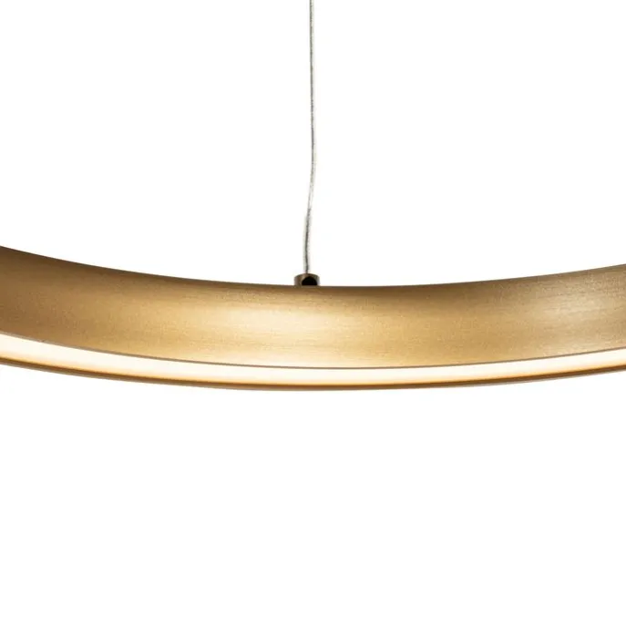 Hanglamp goud 40cm incl. LED 3-staps dimbaar - Girello
