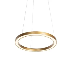 Hanglamp goud 40cm incl. LED 3-staps dimbaar - Girello