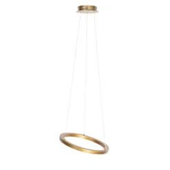Hanglamp goud 40cm incl. LED 3-staps dimbaar - Girello