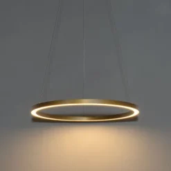 Hanglamp goud 60cm incl. LED 3-staps dimbaar - Girello
