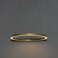 Hanglamp goud 60cm incl. LED 3-staps dimbaar - Girello