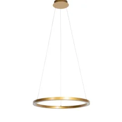 Hanglamp goud 60cm incl. LED 3-staps dimbaar - Girello