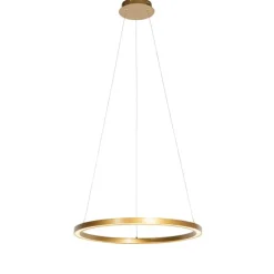 Hanglamp goud 60cm incl. LED 3-staps dimbaar - Girello
