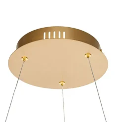 Hanglamp goud 60cm incl. LED 3-staps dimbaar - Girello
