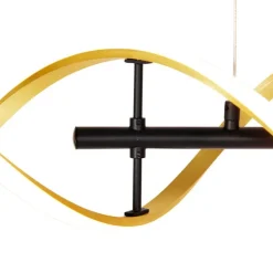 Hanglamp goud incl. LED 3-staps dimbaar in kelvin - Henk