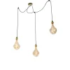 Hanglamp goud 3-lichts incl. LED goud dimbaar - Cava Luxe