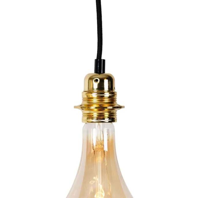 Hanglamp goud 3-lichts incl. LED goud dimbaar - Cava Luxe