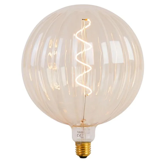 Hanglamp goud 3-lichts incl. LED amber dimbaar - Cava Luxe