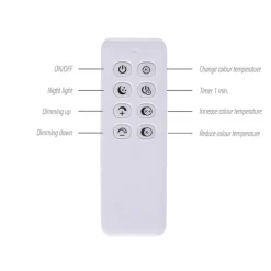 Hanglamp hout 120 cm incl. LED met afstandsbediening - Ajdin