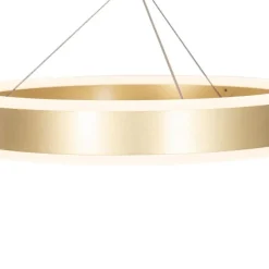 Hanglamp messing rond incl. LED 3-staps dimbaar 3-lichts - Lyani