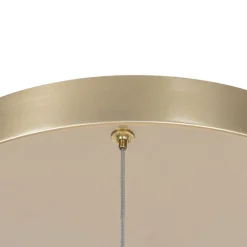 Hanglamp messing rond incl. LED 3-staps dimbaar 3-lichts - Lyani